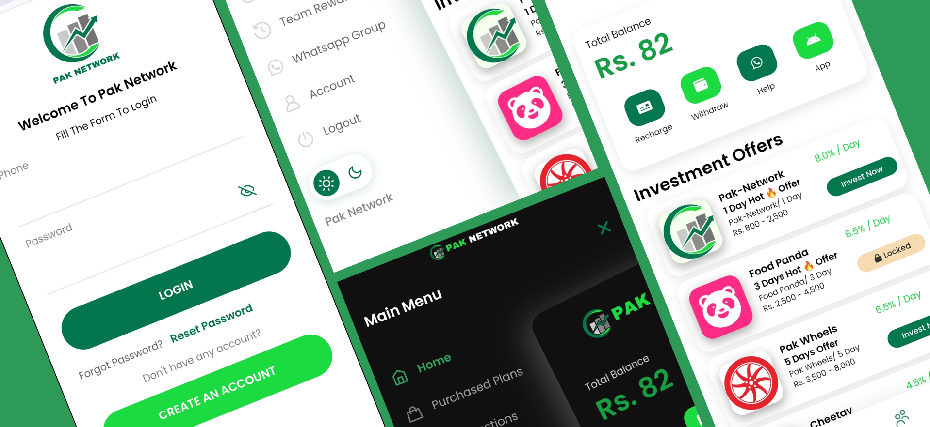 PAK Network - Investment App